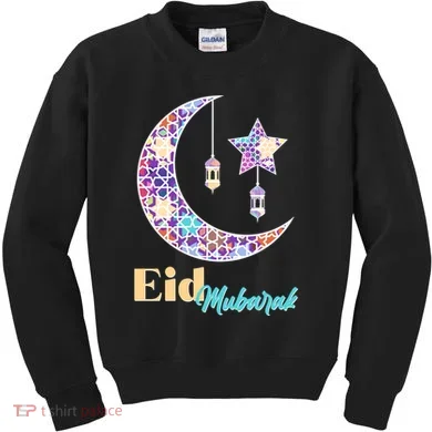 Eid Mubarak Happy Ramadan  Kids Sweatshirt