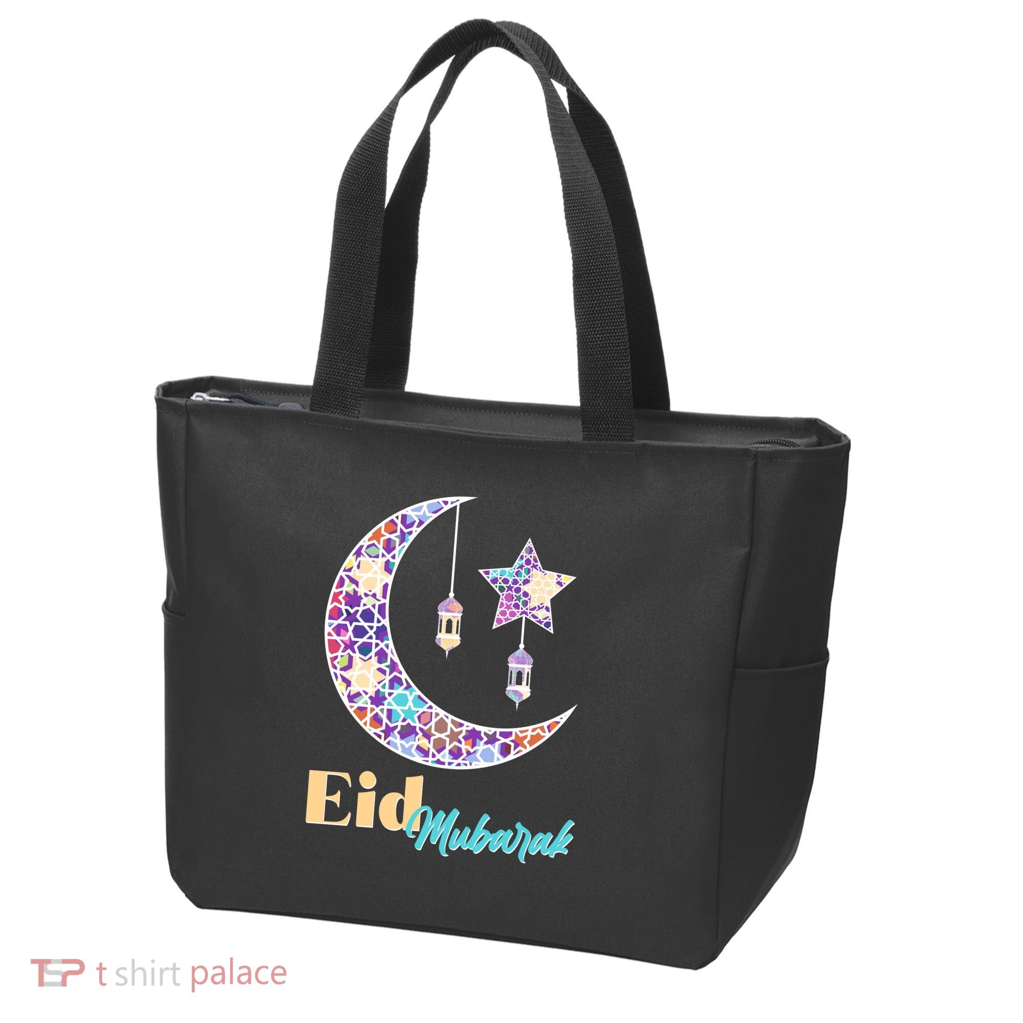 Eid Mubarak Happy Ramadan  Tote Bag