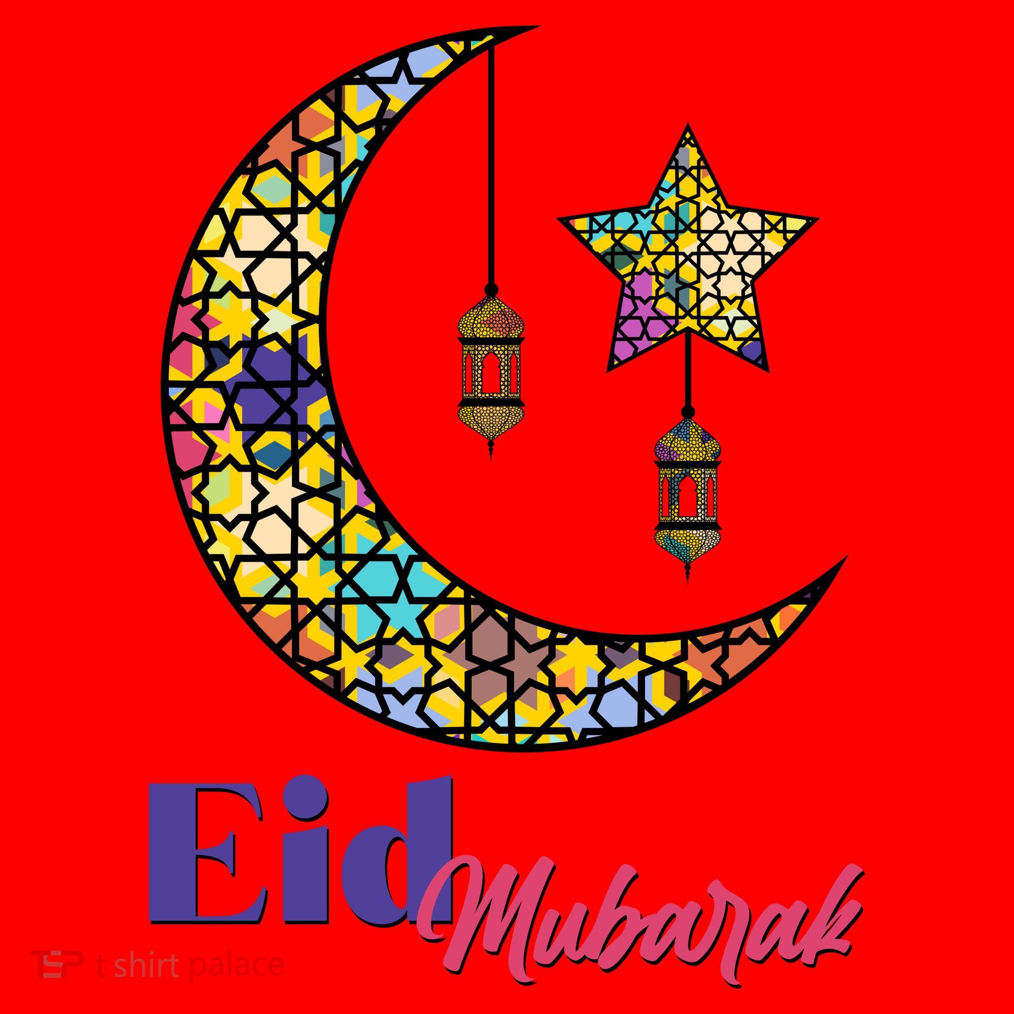 Eid Mubarak Happy Ramadan  Santa Hat
