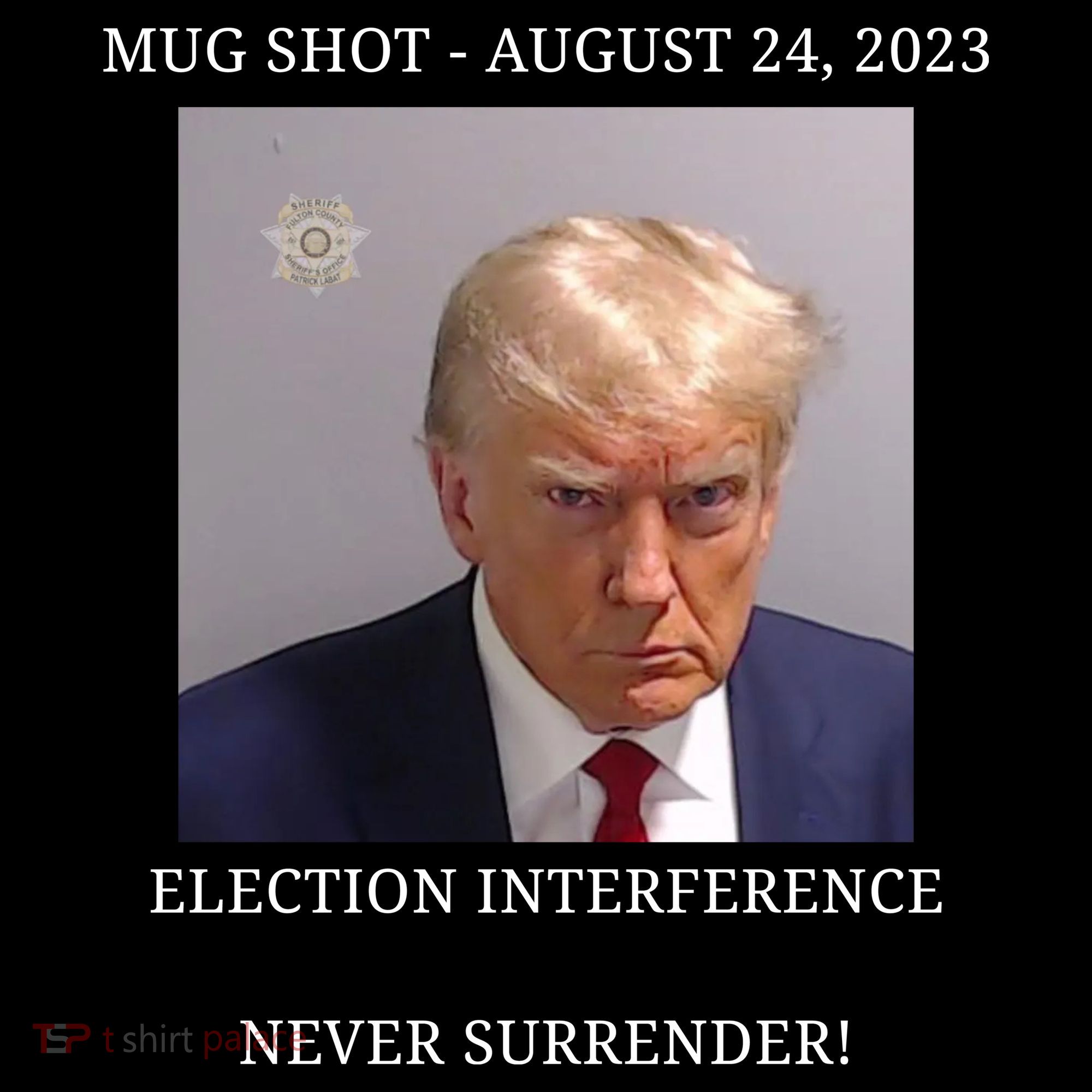 Election Interference Donald Trump Mugshot Doggie Tank