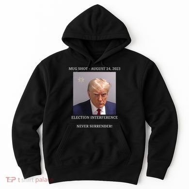 Election Interference Donald Trump Mugshot Hoodie
