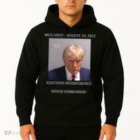 Election Interference Donald Trump Mugshot Hoodie thumb 2