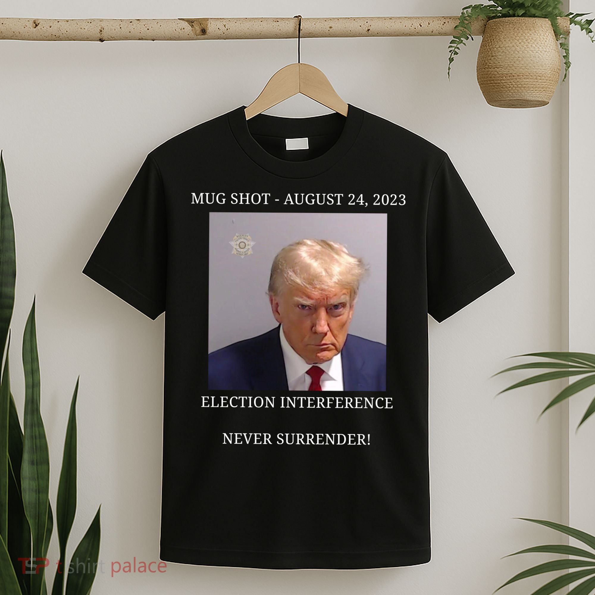 Election Interference Donald Trump Mugshot T-Shirt