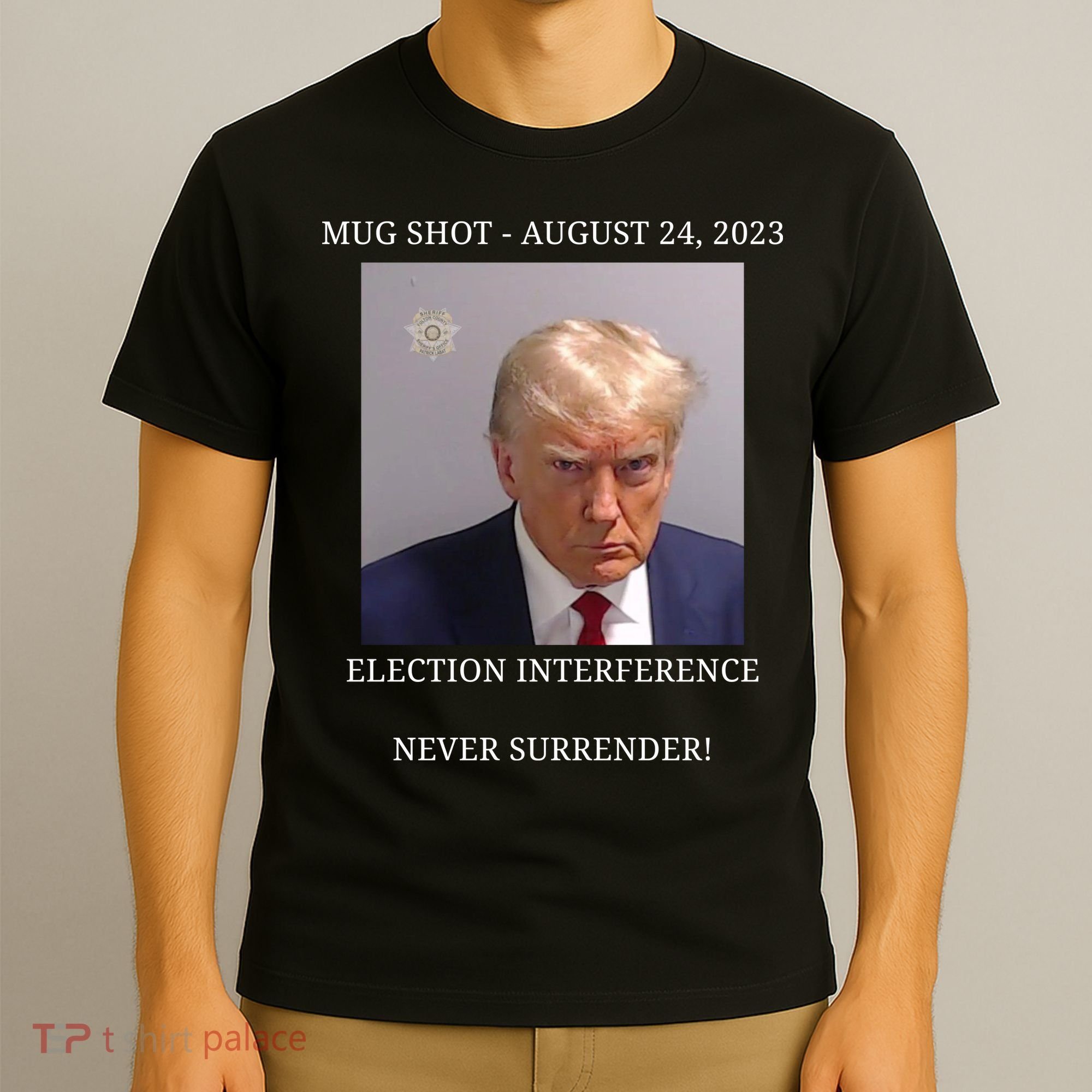 Election Interference Donald Trump Mugshot T-Shirt