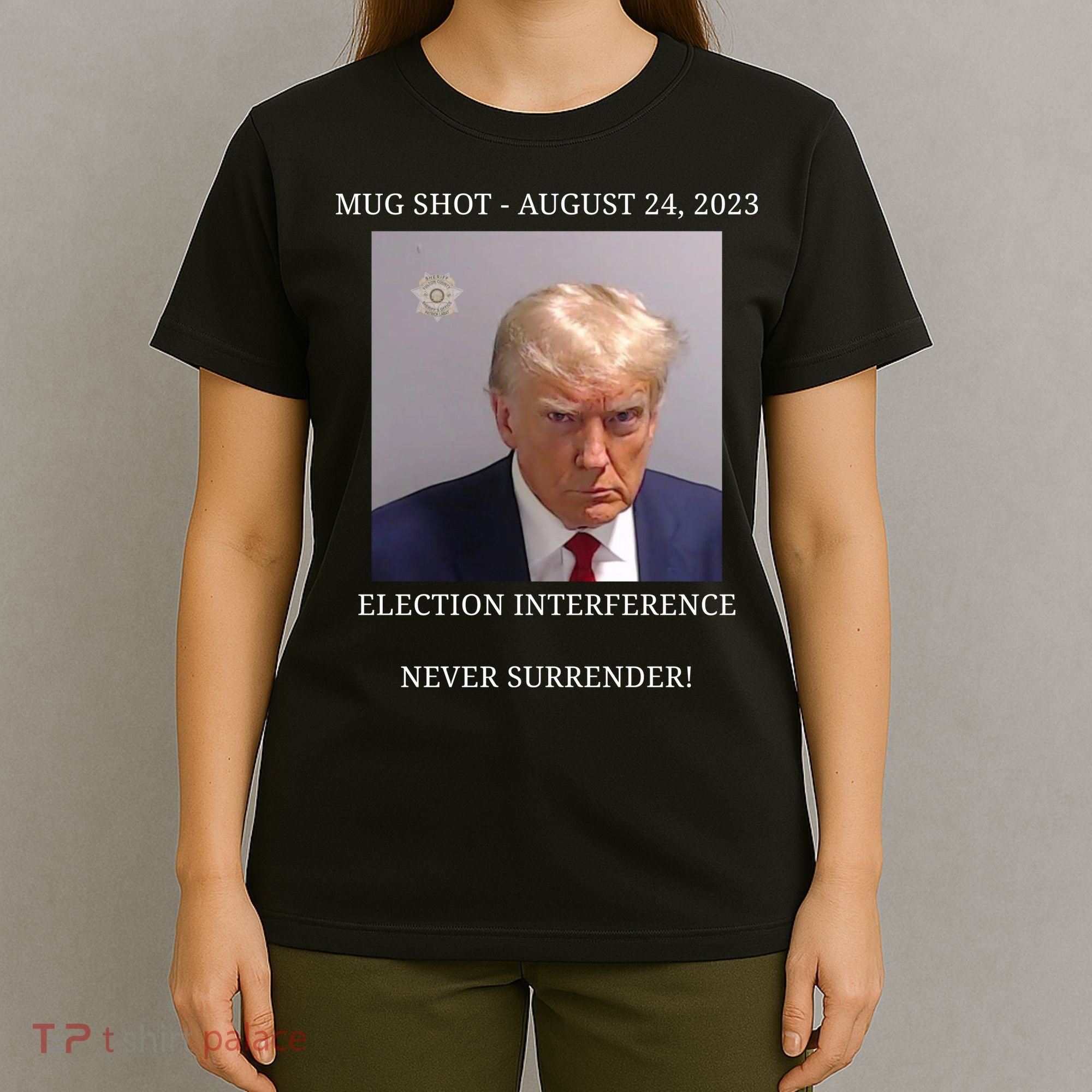 Election Interference Donald Trump Mugshot T-Shirt