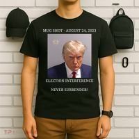 Election Interference Donald Trump Mugshot T-Shirt thumb 6