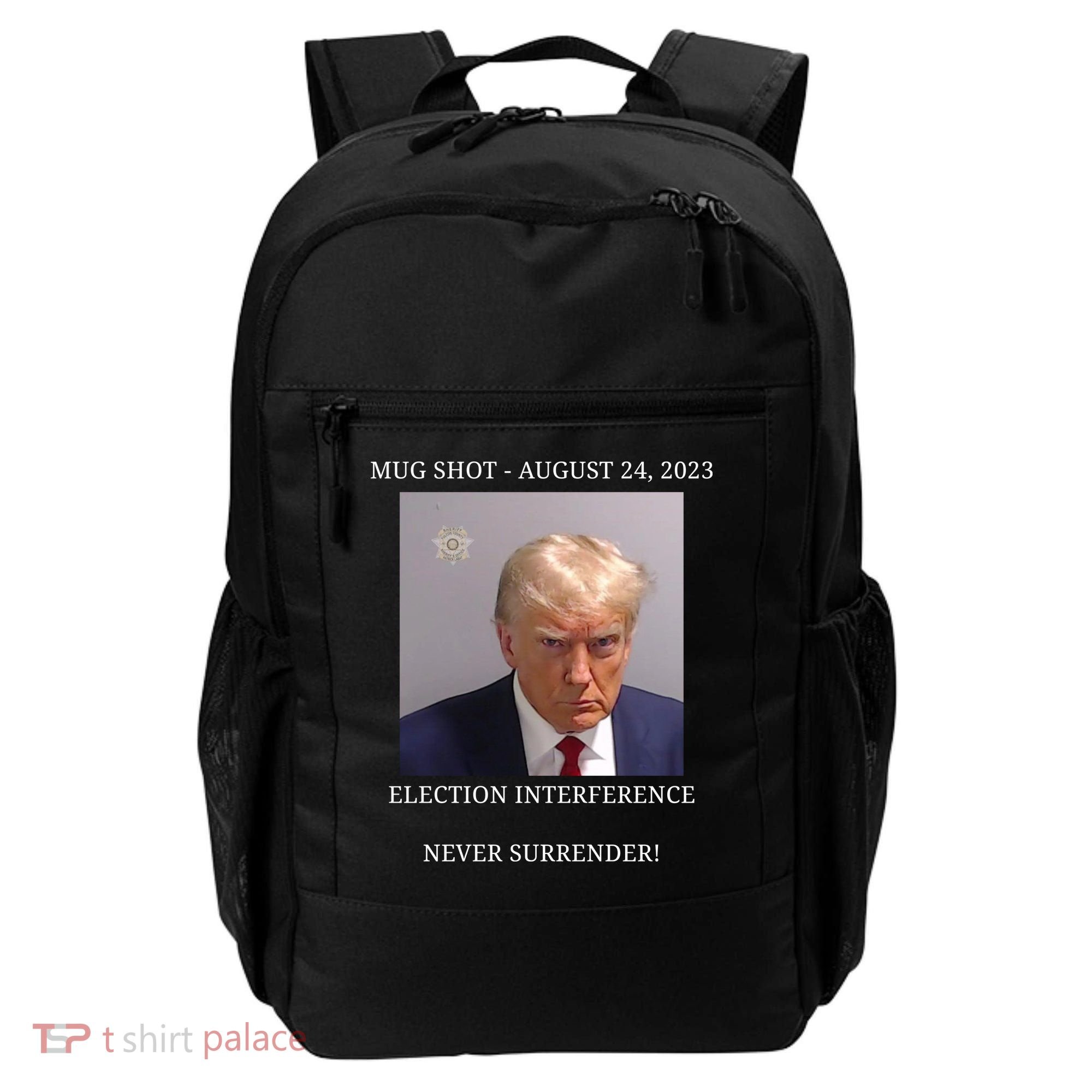 Election Interference Donald Trump Mugshot Backpack