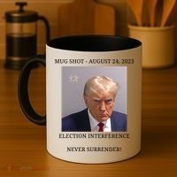 Election Interference Donald Trump Mugshot Coffee Mug thumb 4