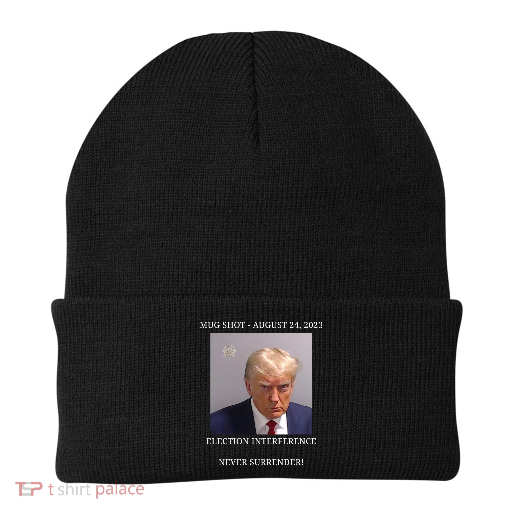 Election Interference Donald Trump Mugshot Beanie