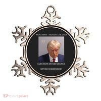 Election Interference Donald Trump Mugshot Ornament thumb 0