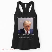 Election Interference Donald Trump Mugshot Women's Tank Top thumb 0
