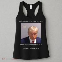 Election Interference Donald Trump Mugshot Women's Tank Top thumb 3