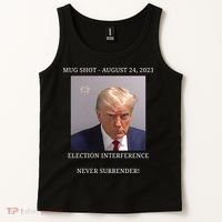 Election Interference Donald Trump Mugshot Tank Top thumb 2