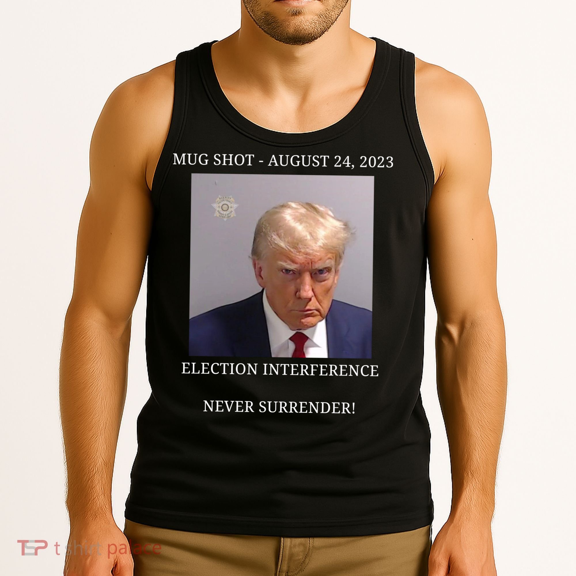 Election Interference Donald Trump Mugshot Tank Top
