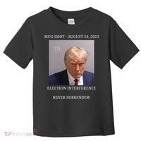 Election Interference Donald Trump Mugshot Toddler T-Shirt thumb 0