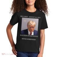 Election Interference Donald Trump Mugshot Kids T-Shirt thumb 2