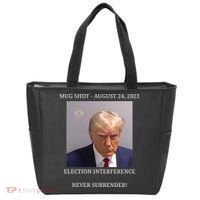 Election Interference Donald Trump Mugshot Tote Bag thumb 0