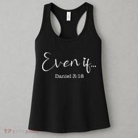 Even If Daniel 318 Bible Verse Faith Women's Tank Top thumb 3