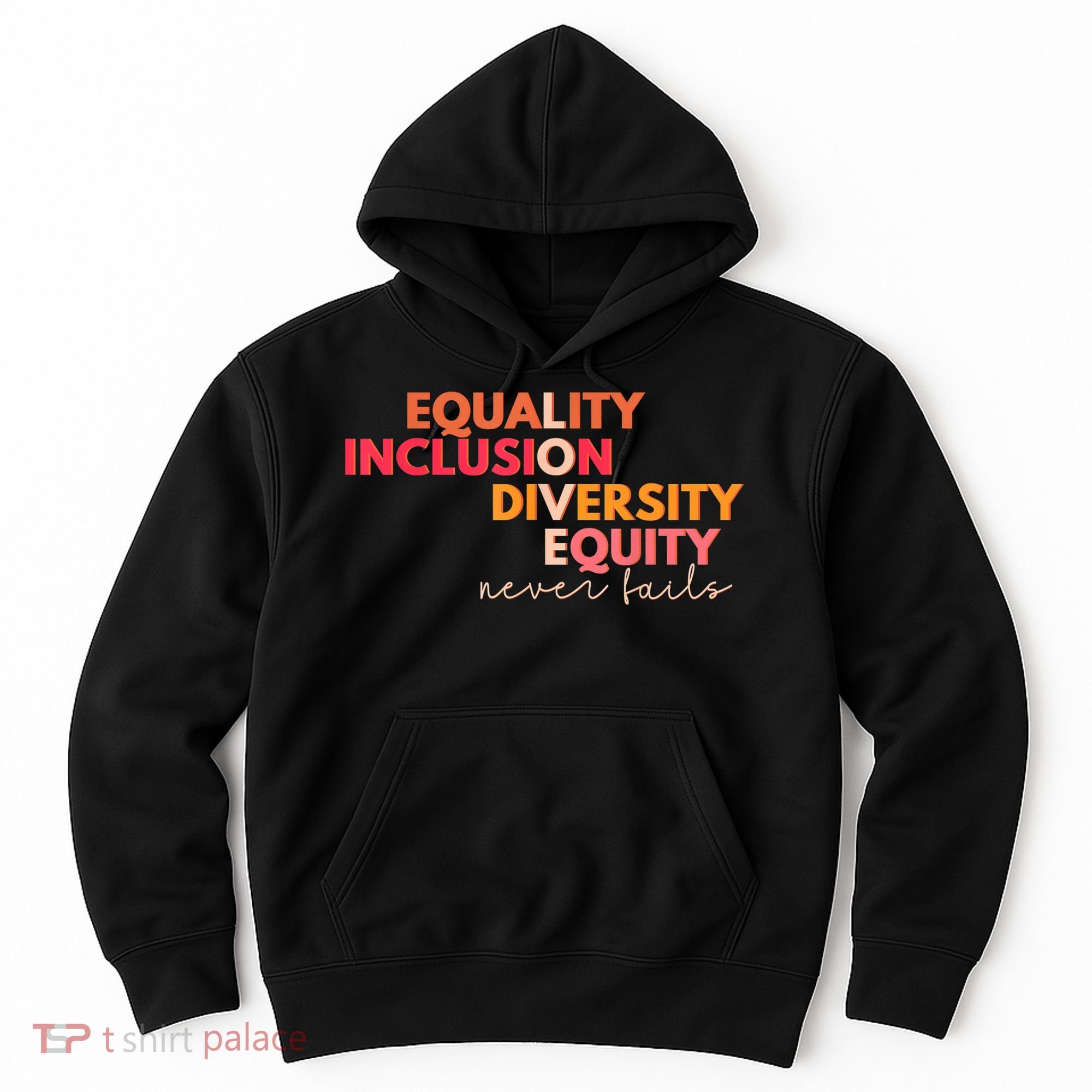 Equality Inclusion Diversity Equity Love Never Fails Teacher TShirt Hoodie