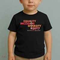 Equality Inclusion Diversity Equity Love Never Fails Teacher TShirt Toddler T-Shirt thumb 2