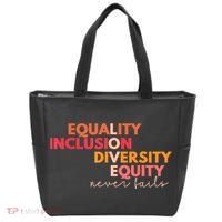 Equality Inclusion Diversity Equity Love Never Fails Teacher TShirt Tote Bag thumb 0