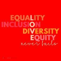 Equality Inclusion Diversity Equity Love Never Fails Teacher TShirt Santa Hat thumb 1