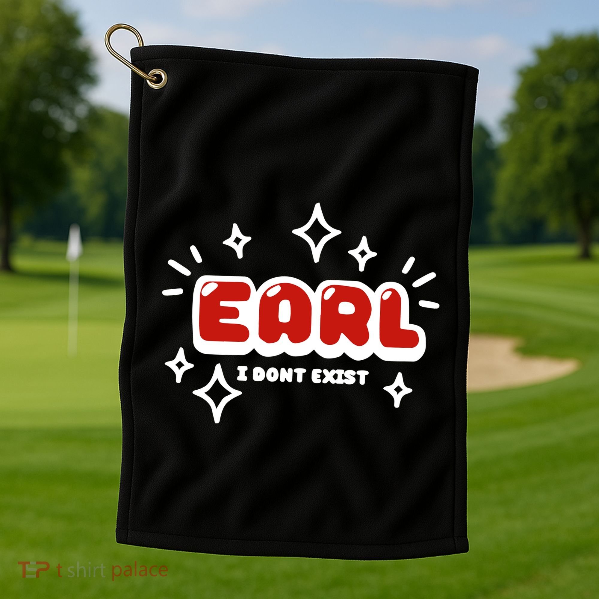 Earl I Dont Exist Golf Towel