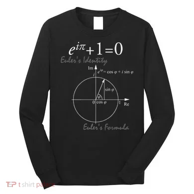 Euler's Identity Euler's Formula For Math Geeks Long Sleeve Shirt