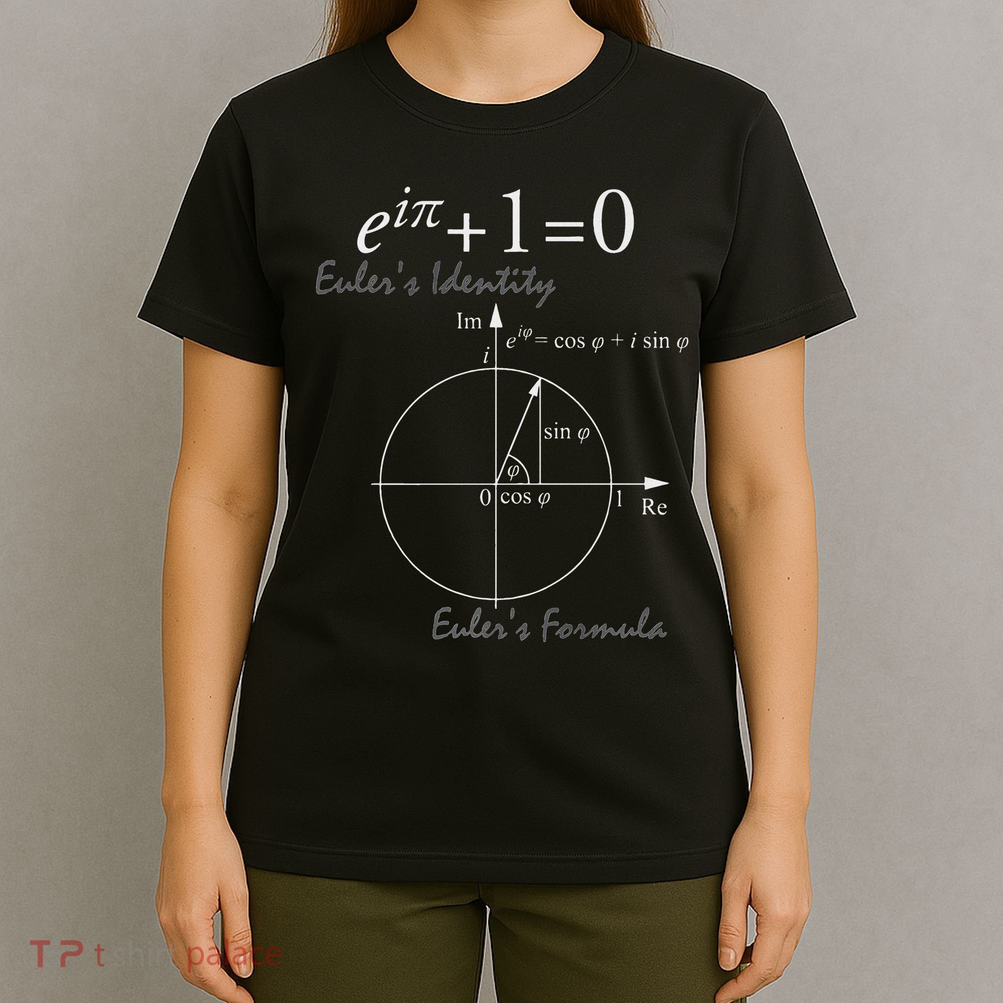 Euler's Identity Euler's Formula For Math Geeks T-Shirt
