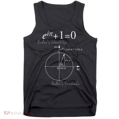 Euler's Identity Euler's Formula For Math Geeks Tank Top