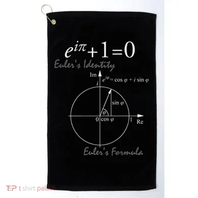 Euler's Identity Euler's Formula For Math Geeks Golf Towel