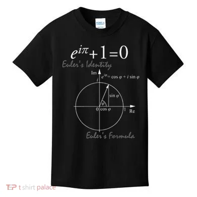 Euler's Identity Euler's Formula For Math Geeks Kids T-Shirt