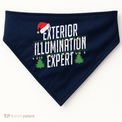 Exterior Illumination Expert Christmas Light Decorator USA-Made Doggie Bandana