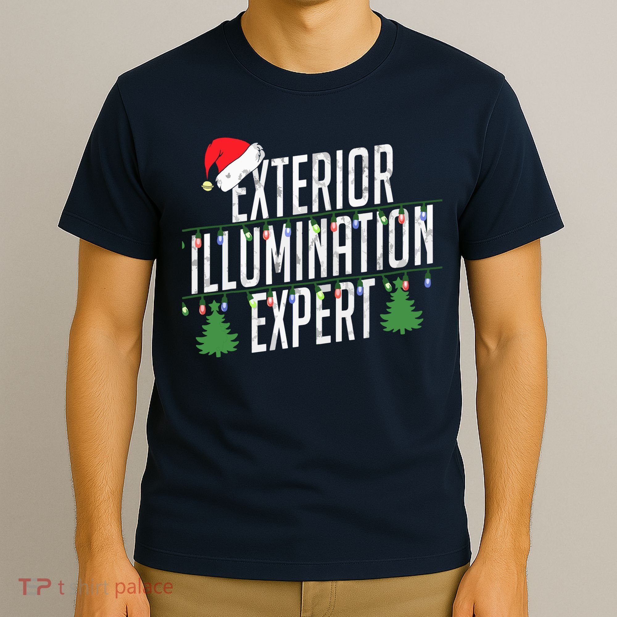 Exterior Illumination Expert Christmas Light Decorator T-Shirt