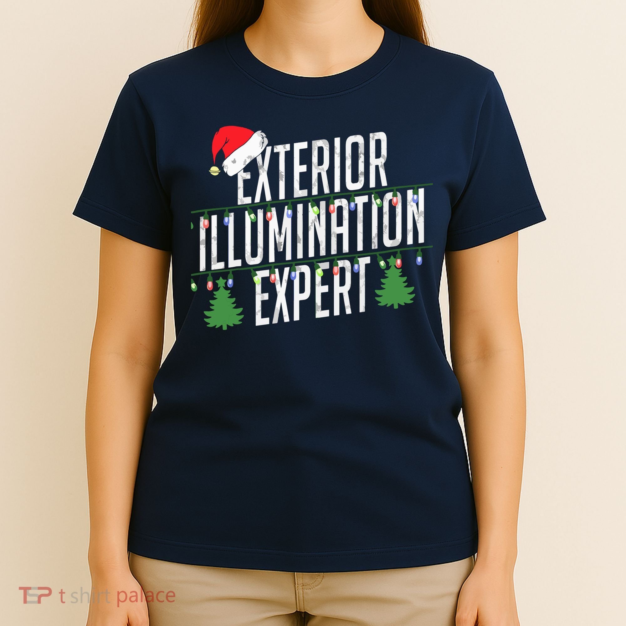 Exterior Illumination Expert Christmas Light Decorator T-Shirt