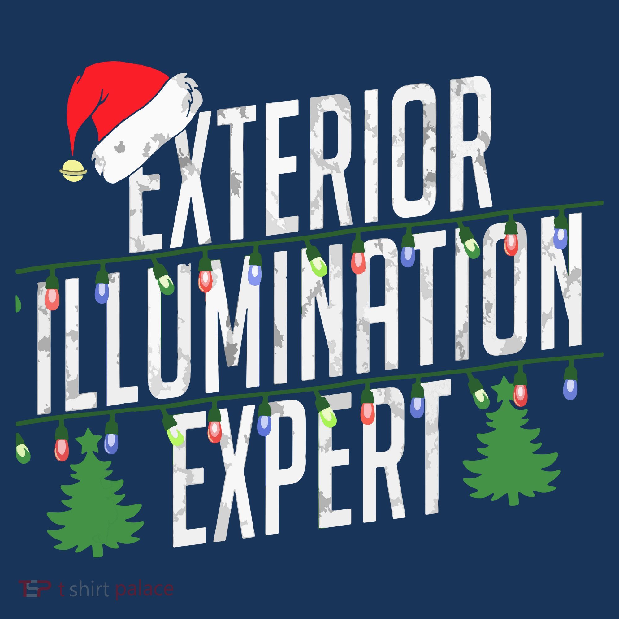 Exterior Illumination Expert Christmas Light Decorator T-Shirt