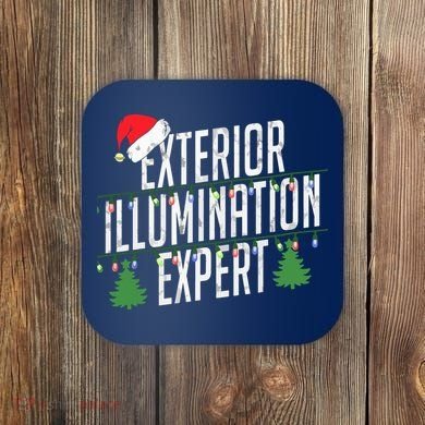 Exterior Illumination Expert Christmas Light Decorator Coaster