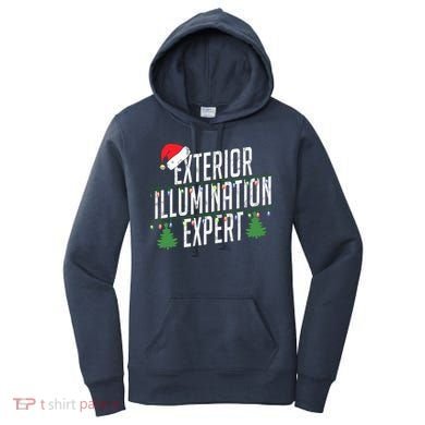 Exterior Illumination Expert Christmas Light Decorator Women's Hoodie