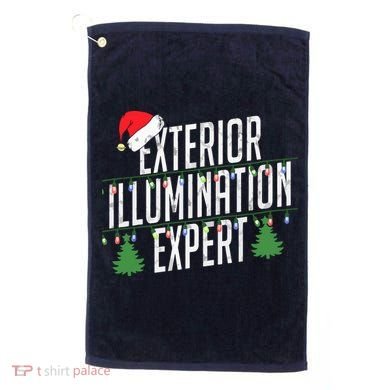 Exterior Illumination Expert Christmas Light Decorator Golf Towel