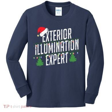 Exterior Illumination Expert Christmas Light Decorator Kids Long Sleeve Shirt