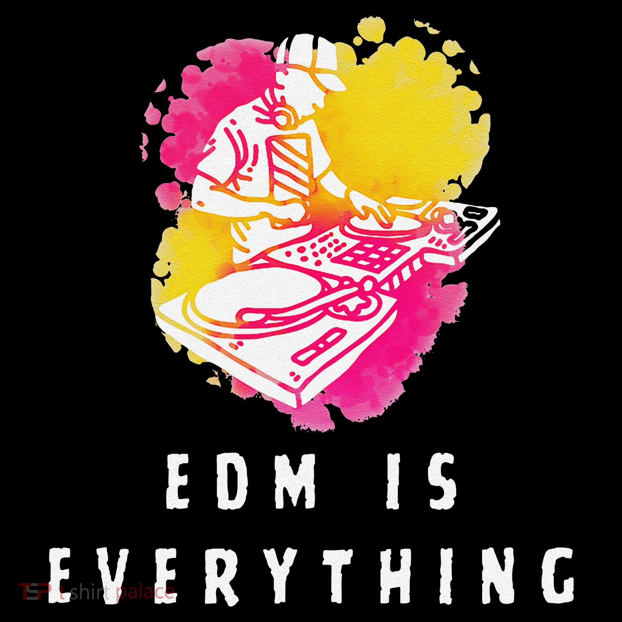 Edm Is Everything Electronic Dance Music Humor Doggie Tank