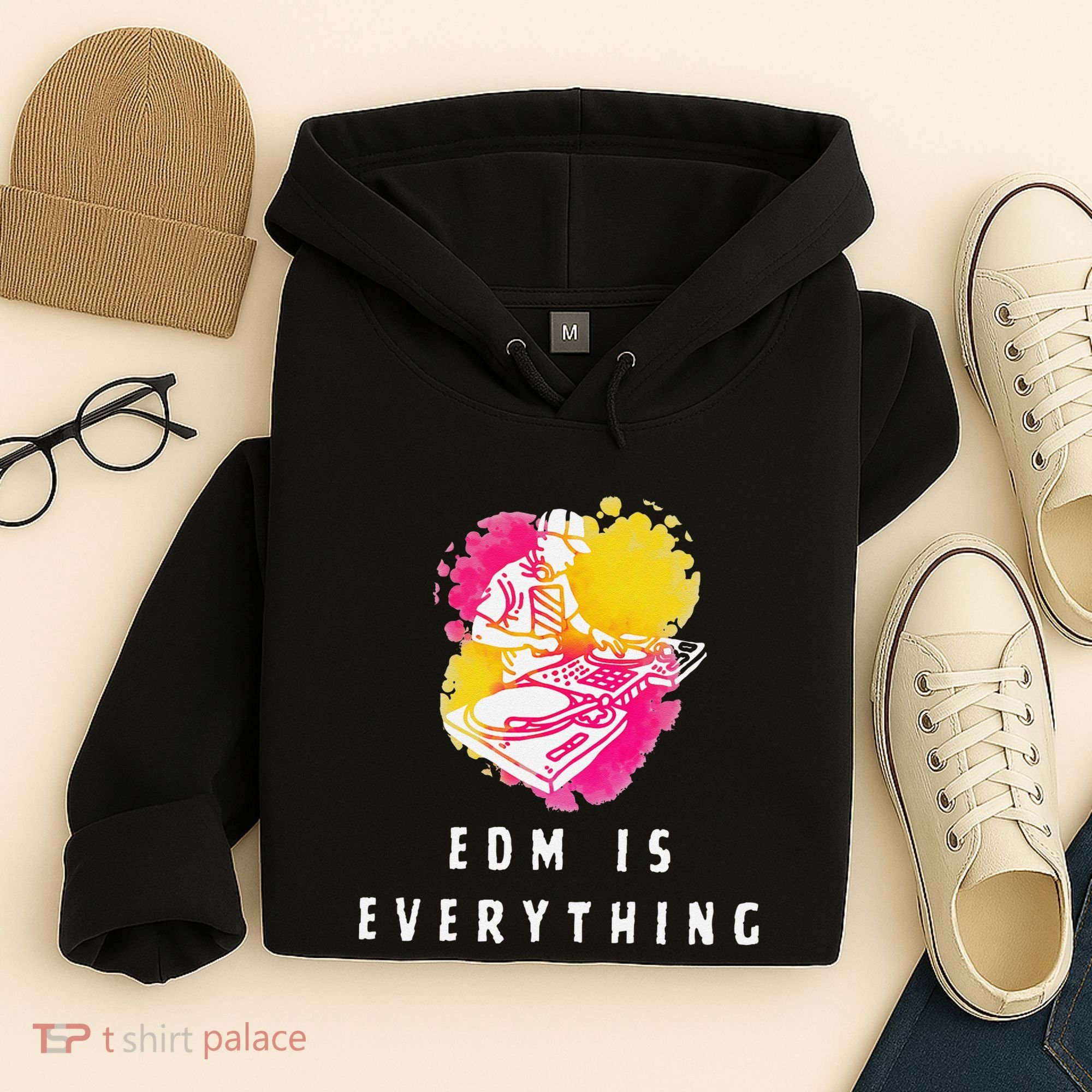 Edm Is Everything Electronic Dance Music Humor Hoodie