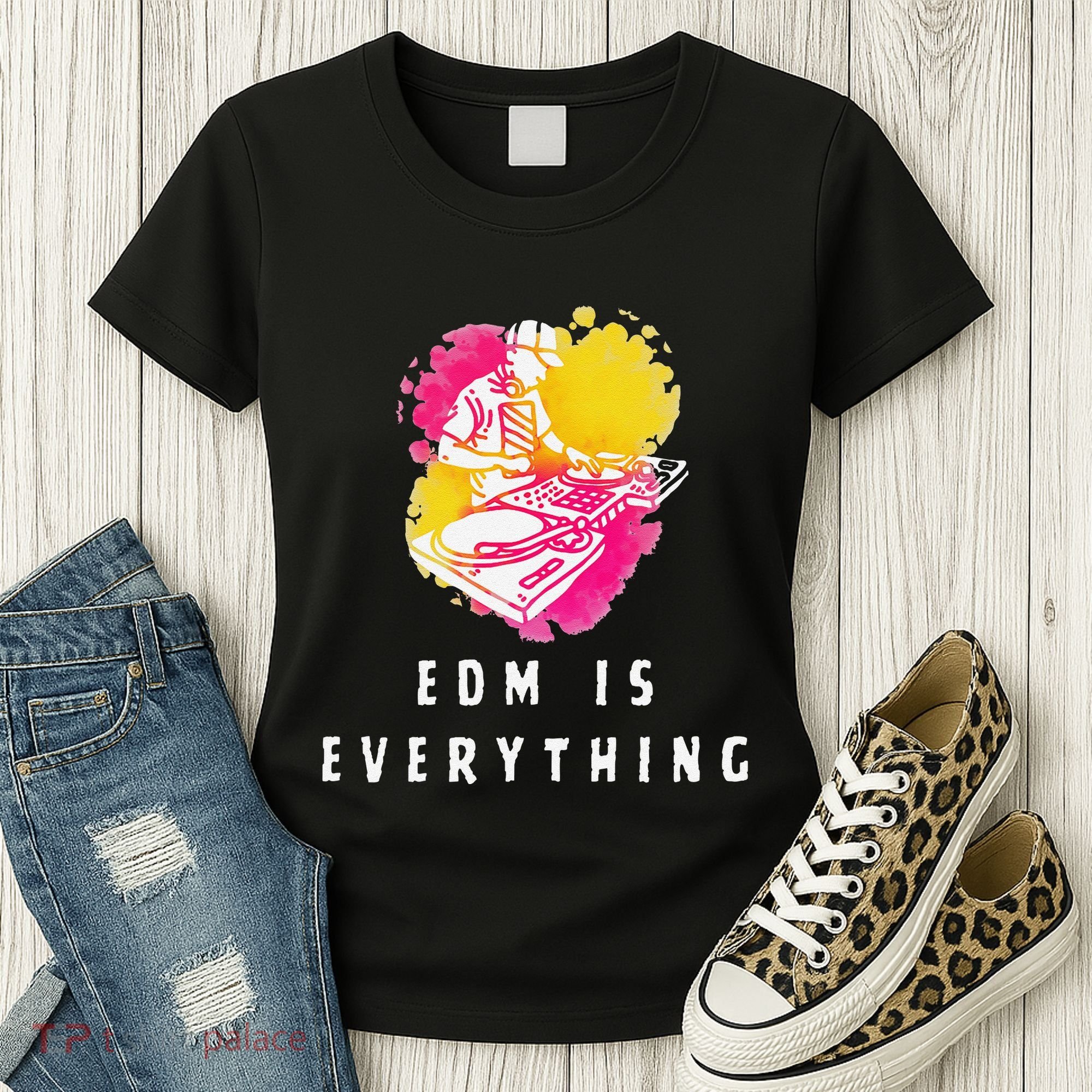 Edm Is Everything Electronic Dance Music Humor Women's T-Shirt