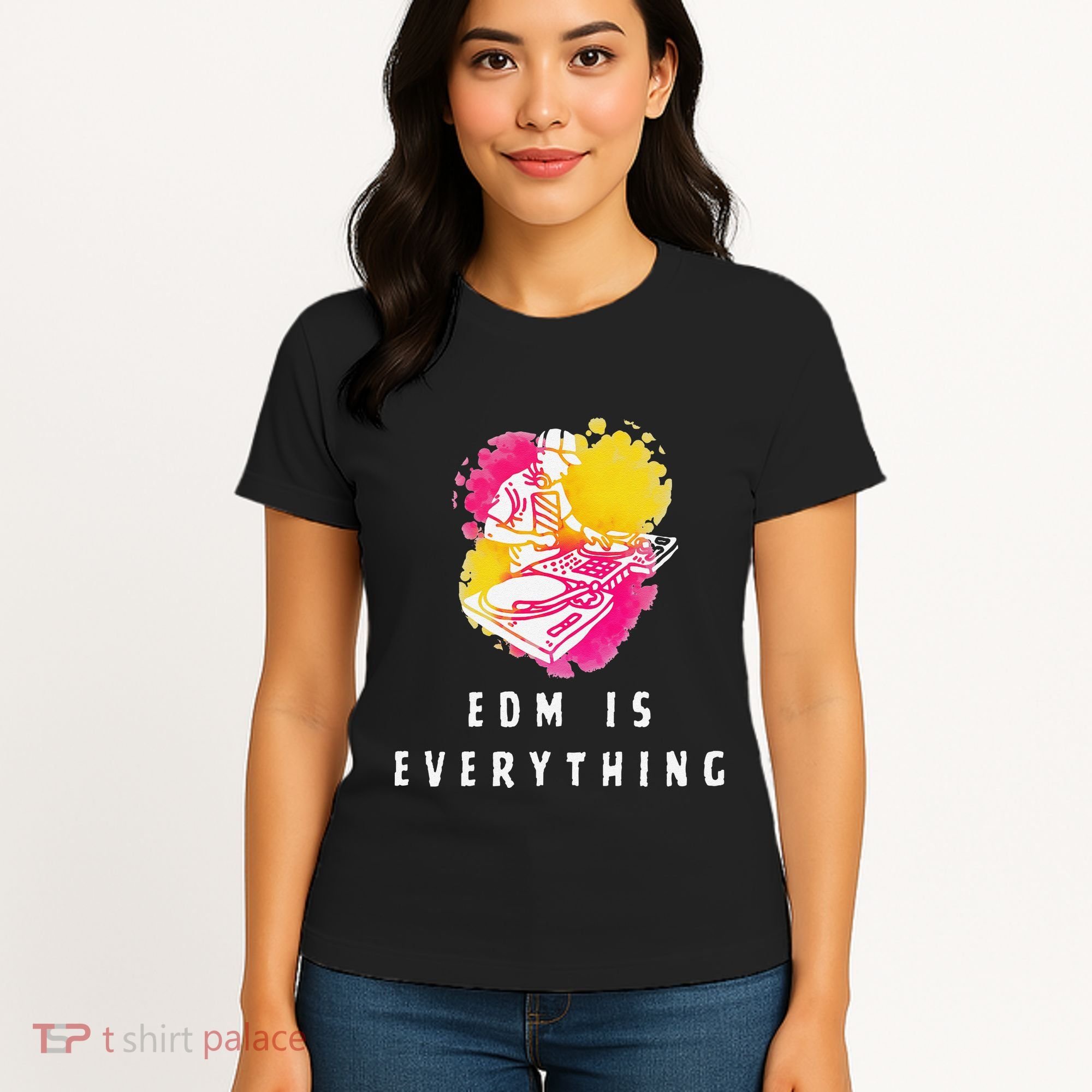 Edm Is Everything Electronic Dance Music Humor Women's T-Shirt