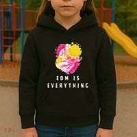 Edm Is Everything Electronic Dance Music Humor Kids Hoodie thumb 3