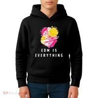 Edm Is Everything Electronic Dance Music Humor Kids Hoodie thumb 4