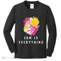 Edm Is Everything Electronic Dance Music Humor Kids Long Sleeve Shirt thumb 0