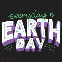 Everyday Is Earth Day Awareness 7 Panel Mesh Trucker Snapback Hat thumb 2