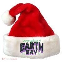 Everyday Is Earth Day Awareness Santa Hat thumb 0