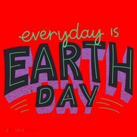 Everyday Is Earth Day Awareness Santa Hat thumb 1